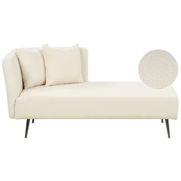 Beliani-RIOM-Chaiselongue-Gebrokenwit-Linkszijdig-Boucl