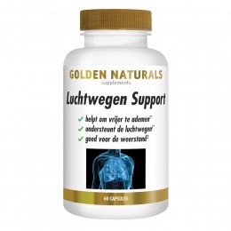 GratisVerzending2xGoldenNaturalsLuchtwegenSupport60vegacapsules