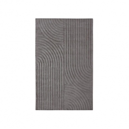 Rechthoekigviscosevloerkleedantracietgrijs160x230cm