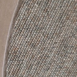 Interieur05RondWollenVloerkleedGrijsbruingemeleerdVik