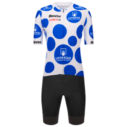 LAVUELTAFietsshirtBolletjestrui2025Setfietsshirtfietsbroekset2