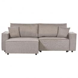 Beliani-KARILA-Hoekbankmetopbergruimte-Taupe-Rechtszijdig-Polyester