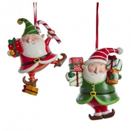 ResinElfGiftsOrnament37inch-Kurtsadler