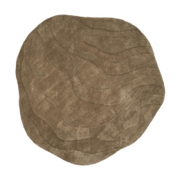 Beliani-KASBO-Vloerkleed-Olijfgroen-160x160cm-Viscose