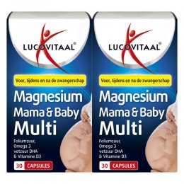 GratisVerzending2xLucovitaalMagnesiumMamaBabyMulti30capsules