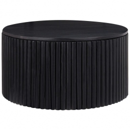 Beliani-KIRKWOOD-Salontafel-Zwart-Mangohout