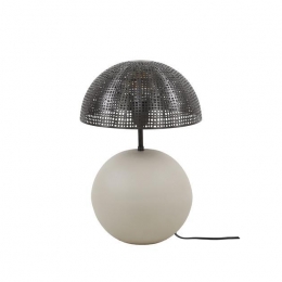 HoyzCollection-Tafellamp1LSphereNatural-NaturalGrey