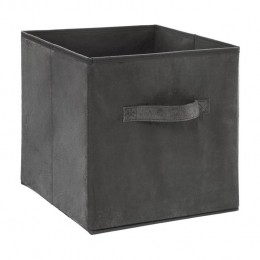 Five-Grijzevelvetmand31x31x31cmL