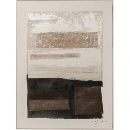 SchilderijLontano90x120cmbeigeKareDesign