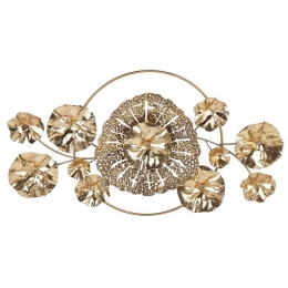 Beliani-CHROMIUM-Wanddecoratie-Goud-IJzer