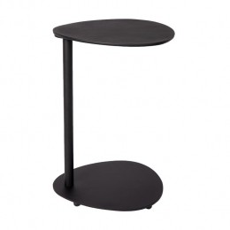 AtmoozBijzettafelCoco-Zwart-Rond-Design-32x35x52cm-Metaal