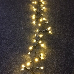 KerstverlichtingClusterLights100LED2meterwarmwitzwartekabelexclusiefaansluitsnoer-Ledwin