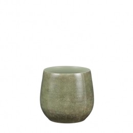 MicaDecorationsOliverBloempot-H22x24cm-Terracotta-Groen