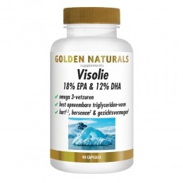 GratisVerzendingGoldenNaturalsVisolie18EPA12DHA90softgels