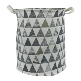 QUVIOWasmandmetdriehoeken-Beigegrijs