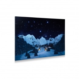 Achtergrondcanvasberglandschapnacht76x56cm-Myvillage
