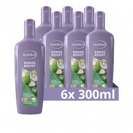 6xAndrelonShampooKokosBoost300ml
