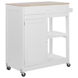 Beliani-TRAPANI-Keukentrolley-Wit-MDF