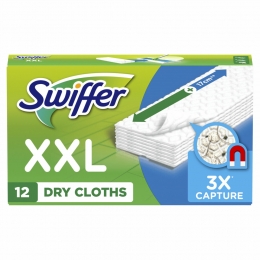 6xSwifferVloerreinigerDrogeVloerdoekjes12stuks