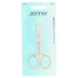 2xZennerNagelschaarGebogenZilver