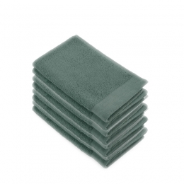 WalraSoftCottonGastendoekje30x50cm550gramLegergroen-8stuks
