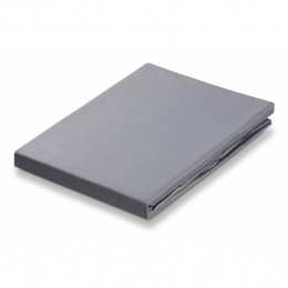 SatinHoeslakenSteelGrey180x200cmGrijsSatijnkatoen