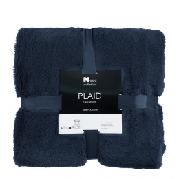 InTheMoodCollectionBronteFleeceDeken-L200xB150cm-Blauw