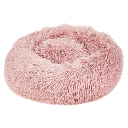 Beliani-KULU-Dierenbed-50cm-Roze-Nepbont