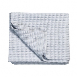 BedspreiWafeldekenPure31FadedDenim260x260cmWitBlauw