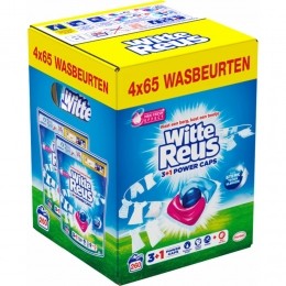 4xWitteReusWasmiddelcapsules31PowerCapsWitenlichtgekleurd65beurten
