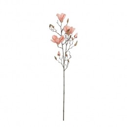 MicaDecorationsMagnoliaKunstbloem-H88cm-Perzik