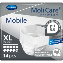 4xMolicarePremiumMobile10DruppelsXL2757mlAbsorptie14stuks