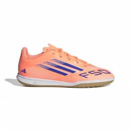 adidasF50ClubZaalvoetbalschoenenINKidsOranjeBlauwWit