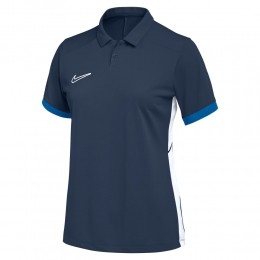 NikeAcademy25PoloDamesDonkerblauwBlauwWit