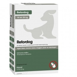 TickOffRefordogSpot-on250mg10kgtot25kg3stuks