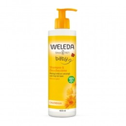 WELEDABabyCalendulaShampooDouchecreme400ml