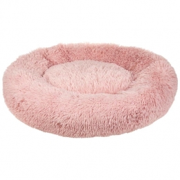 Beliani-KULU-Dierenbed-80cm-Roze-Nepbont