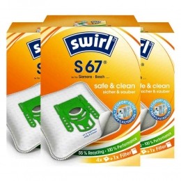 3xSwirlStofzuigerzakkenS674stuks