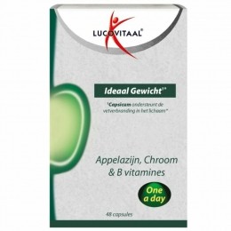 GratisVerzending2xLucovitaalAppelazijnChroomBvitaminesIdeaalGewicht48capsules