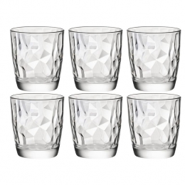 BormioliRoccoWaterglazenDiamond-390ml-6stuks