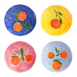 kamsterdamOrangeFullColourBord16cm-Setvan4
