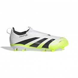adidasPredatorLeagueVeterlozeGrasKunstgrasVoetbalschoenenMGKidsWitZwartNeongeel