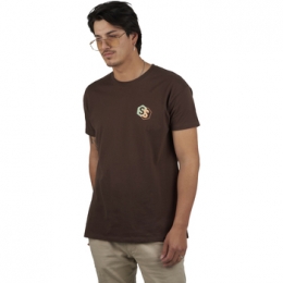 T-shirtKorteMouwSuperb1982SPRBCA-2202-CHOCOLATE