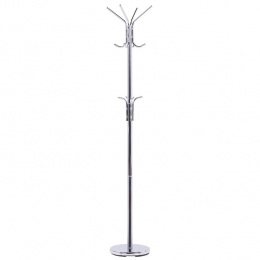 Beliani-CLAXTON-Kapstok-Zilver-RVS