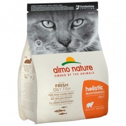 3xAlmoNatureHolisticWitvisRijstKattenvoer2kg