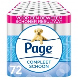 3xPageToiletpapierCompleetSchoon2-laags24stuks