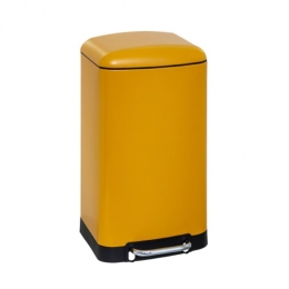 5FivePrullenbakpedaalemmer-geel-metaal-30liter-34x61cm