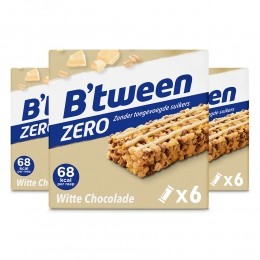 3xHeroBtweenMueslireepZeroWitteChocolade6x20gr
