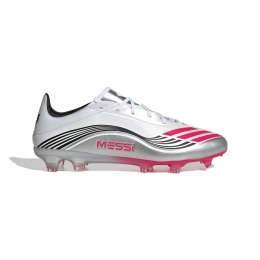 adidasF50MessiProGrasVoetbalschoenenFGWitZilverRood