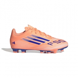 adidasF50ClubGrasKunstgrasVoetbalschoenenMGKidsOranjeBlauwWit